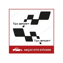Fiat Tipo Sticker (Takım Set) Sport Sticker Tipo Oto Sticker
