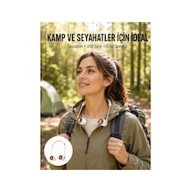 Asılabilir Mini Boyun Fanı 1000mah Şarjlı Turbo Güçlü Rüzgar Yeni Nesil - Hs08375015-2506 Renkli