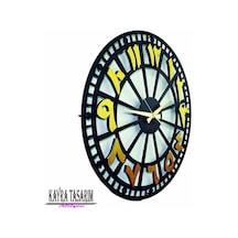 KAYRA TASARIM ATÖLYESİ AHŞAP RUSTİK ARAPÇA GOLD(70X70cm) Diğer