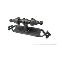 Cntma Antika Tarz Dekoratif Pirinç Burma Pencere Kolu - 152x32 Mm, Oksit