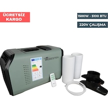 Webesten Kamp & Karavan Taşınabilir Mobil Klima 5100 Btu 1500w