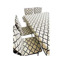 Masa Örtüsü Takımı Ve Sandalye Minderi 6 Adet(Alaçatı) (525116144)