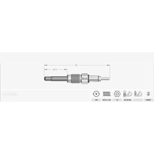 Mga 10040 Kızdırma Bujisi 12v Alfa Romeo 145 146 147 156 1.9 Jtd 2.4jtd Bravo Doblo Marea 1.9 Jtd 2.4jtd 60815294