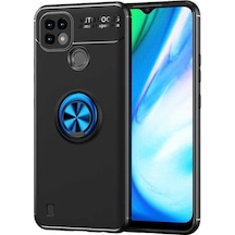 Realme C25 Kılıf Standlı Yüzüklü Manyetik Silikon
