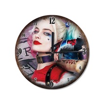Harley Quinn Güzelliği Baskılı Duvar Saati (407695241) Çok Renkli