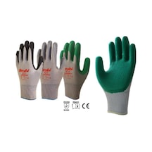 Beybi Pl17 Legend Polyester Örme Lateks Eldiven-12 Çift