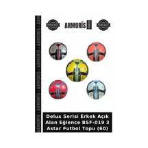 Delux Serisi Erkek Açık Alan Eğlence Bsf-019 3 Astar Futbol Topu 60 Çok Renkli