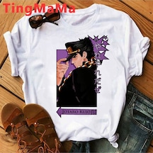Noıssey Kırmızı Etiket Gala Jojo Bizarre Adventure T-shirt Model7 17317 Beyaz