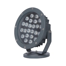 Bahçe Led Armatür Paslanmaz Dekoratif Dış Mekan Aydınlatma Lamba Spot Gösteri Sıcak Beyaz A-1306 24w 220v Ip68 Sıcak Beyaz