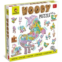Ludattica Unicorns - Woody Puzzle