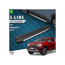 S-dizayn Vw Amarok 2 S-line Aluminyum Yan Basamak 203 Cm 2023 Üzeri A+ Kalite
