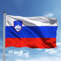 Slovenya Bayrağı 100 150 Cm Tek Ebat