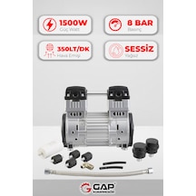 Kompresör Kafası Sessiz Ve Yağsız G1500w