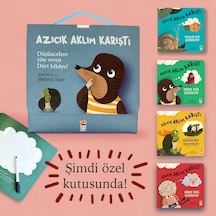 Azıcık Aklım Karıştı 4 Kitap Kutulu Set - Mehmet Teber- Sincap Kitap