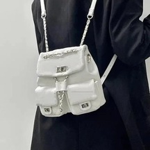 Ganzhoushop Yönlü Yeni Yaz Ve Sırt Sırt Renk Pink Modası Moda Kentsel Kadın İş Hafif Eşleşen Düz Çok Çantası Çantası Çantası Bahar Zb Pembe