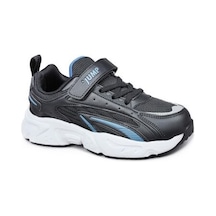 Jump 29604 Unisex Çocuk Sneaker Günlük Spor Ayakkabı Siyah Siyah