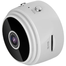 Sones A9 720p Wifi Kablosuz Ağ Kamerası Geniş Açı Kaydedici Beyaz