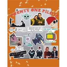 Twenty One Pilots Sticker Seti Laptop Ajanda Notebook Tablet Telefon Defter Etiket Bullet Journal Diğer
