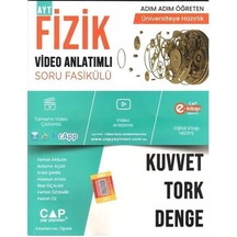 2023 Fizik Kuvvet Tork Denge Video Anlatımlı Soru Fasikülü -  Çap Yayınları