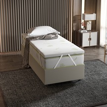 Aloevera Yatak Pedi,kuş Tüy Süngerli Full Ortopedik 100x200 Cm