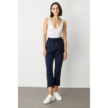 On Fashion On Tek Pile Havuç Kesim Pantolon Siyah