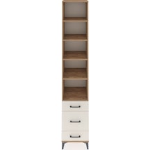 Hyperion Dolap 5 Raflı 3 Çekmeceli 44x44x243 Çam-aytaşı Çam
