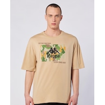 Kappa Tarsty Tee Erkek Bej Comfort Tişört