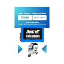 Zlin Luna Pro Uyumlu Batarya Standart Kapasite Lifepo4 60v 24ah Elektrikli Motorsiklet Bataryası