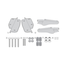 Kappa Kr1144 Honda Crf1000 Afrıca Twın 16-17 Arka Çanta Taşıyıc N11.289