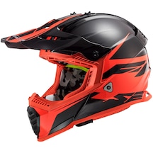 Ls2 Fast Evo Roar Kask Mat Kırmızı - Siyah