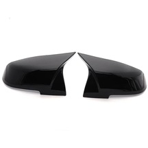 Parlak Siyah-karbon Fiber Ayna Kapağı Bmw 1 2 3 4 Serisi F20 F30 F31 F32 F36 2012 - Up 320i 328i 330d 335i M2 M3 M4 Görünüm Değiştirme
