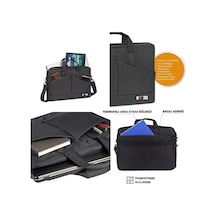 Vegmann Laptop Çantası 17.3" Notebook Bilgisayar Laptop Evrak Çantası Açık Mavi