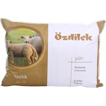 Özdilek Yün Woolmark Yün Yastık Beyaz 50 x 70 CM
