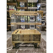 Ceritoğlu Kafes El Işlemeli-ahşap-oyma Kafes-fenerbahçe Logolu -%100 El Işlemeli- Taçlı Işlemeli-model1