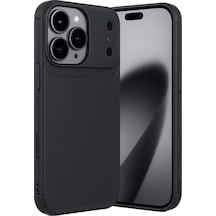Apple iPhone  Uyumlu,  17 Pro Auto Focus Karbon Kapak - Siyah
