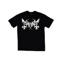 Mayhem Baskılı T-Shirt Siyah Mayhem Baskılı T-Shirt Siyah