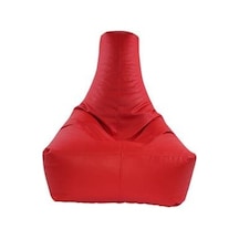 Kare Deri Armut Koltuk Kırmızı 85*68*28 cm