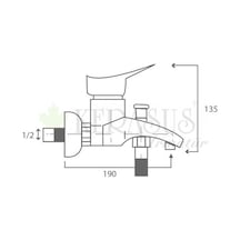 Kerasus Moon Serisi - Mix Banyo Bataryası 40ø