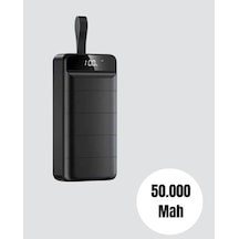 Yüksek Kapasiteli 50.000 Mah Powerbank Type-c, Lightning Ve Micro Usb Uyumlu, Çoklu Cihaz Şarj Öze Sarı