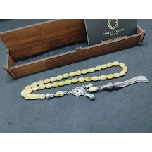 Ahşap Kutulu 6.75 Gr. Gümüş Püsküllü Toprak Fosi Lli 9 Gr. Rus Açık Gri 64448002