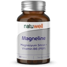 Natuwell Magneline Magnezyum Sitrat + P5p 60 Kapsül