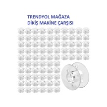Dikiş Makine Singer Beko Zetina Bindallı Ev Tipi Aile Dikiş Makinası 50 Adet Şeffaf Plastik Masura