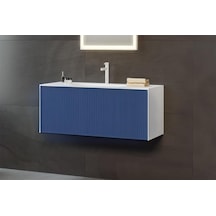 Orka Cube 80 Alt Modül + Lavabo Modul Mat Lacıvert Diğer