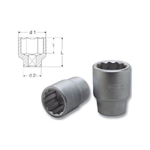 Altaş 23 Mm 1/2 '' Lokma 12 Köşe