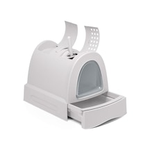 Imac Zuma Torbalı Kapalı Kedi Tuvaleti Gri 56x40x42,5cm