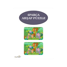 Ahşap Çocuk Puzzle 6 Parça-64