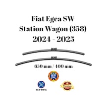 Fiat Egea Sw Station Wagon 358 2024 2025 Uyumlu Ön Cam Silecek Süpürgesi Takımı 650/400mm Silbak Sb2616c