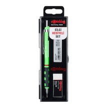 Rotring Tikky Okul Seti 0.7 Mm Neon Yeşil Versatil Kalem + Silgi + Uç
