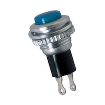 Robotistan Ic179 Metal Renkli Yaylı Buton - Mavi