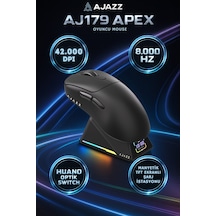 Aj179 Apex 8.000 Hz-30.000 Dpı, Huano Optik Switch-rgb Manyetik Ekranlı Şarj Doku Diğer